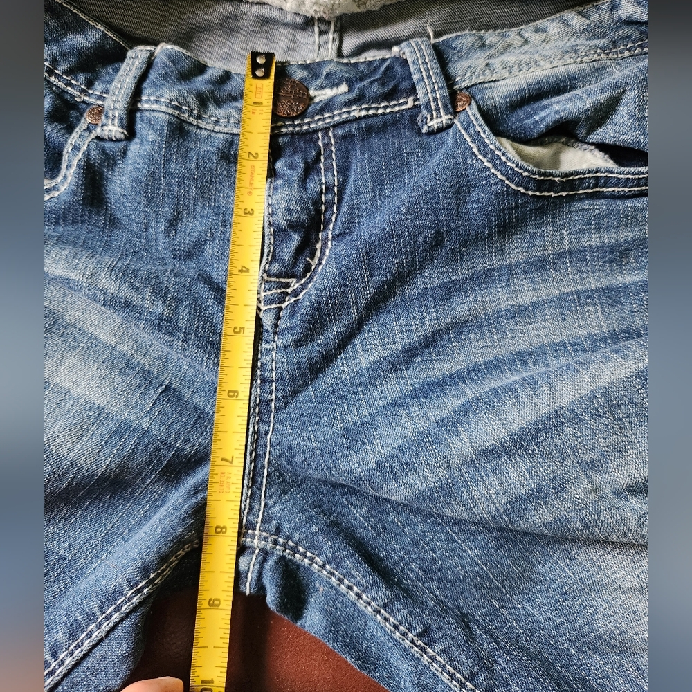 B2G1 FREE! Flare Reign Sandblasted Short Jeans - Picture 10 of 10